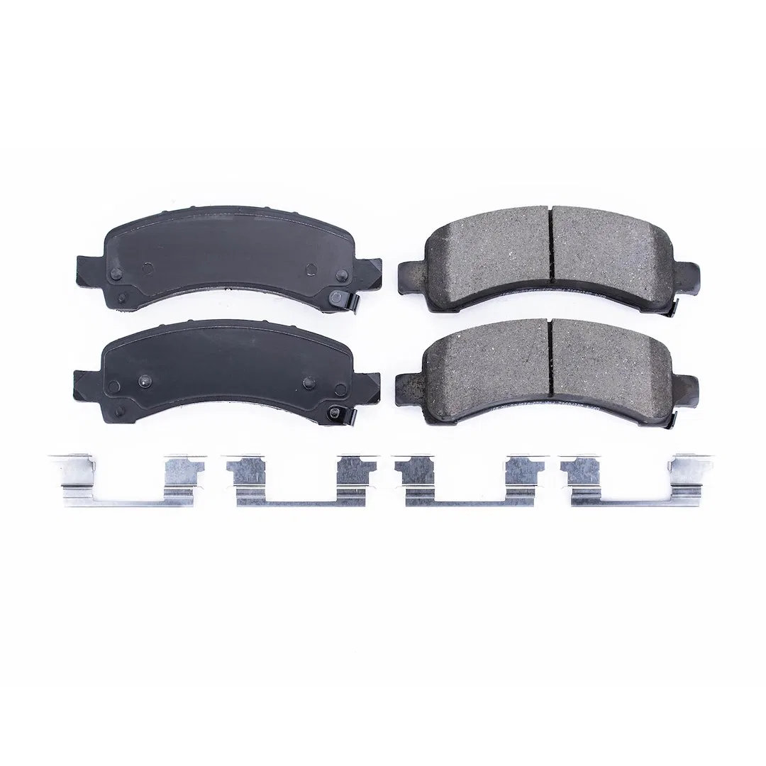 17-974 – POWERSTOP Brake Pad, FMSI Number D974 Ceramic Brake Pads Set Of 4 With Premium Stainless Steel Hardware